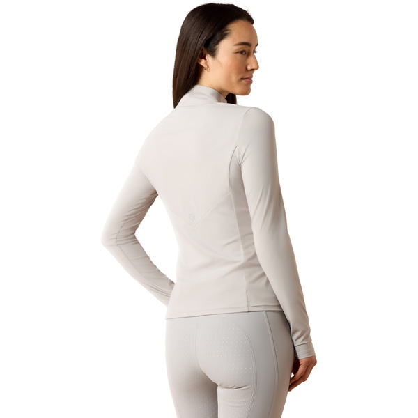 2026 Ariat Dames Solveil 1/2 Zip Basislaag 10072740 - Show Grey